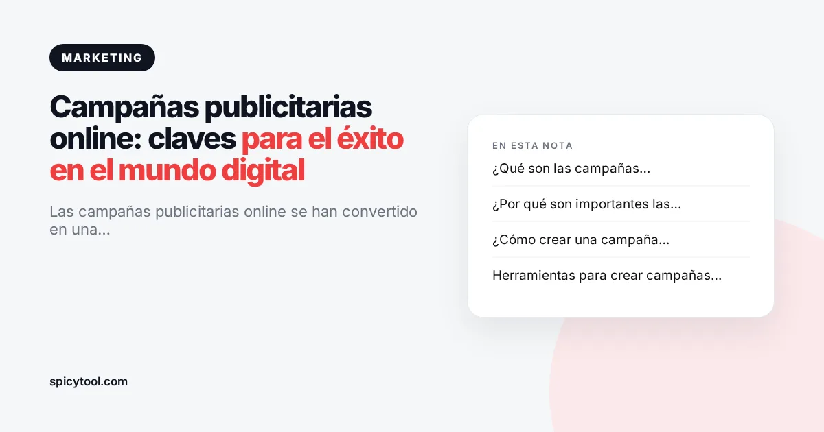 Portada de la nota: Campañas publicitarias online: claves para el éxito en el mundo digital