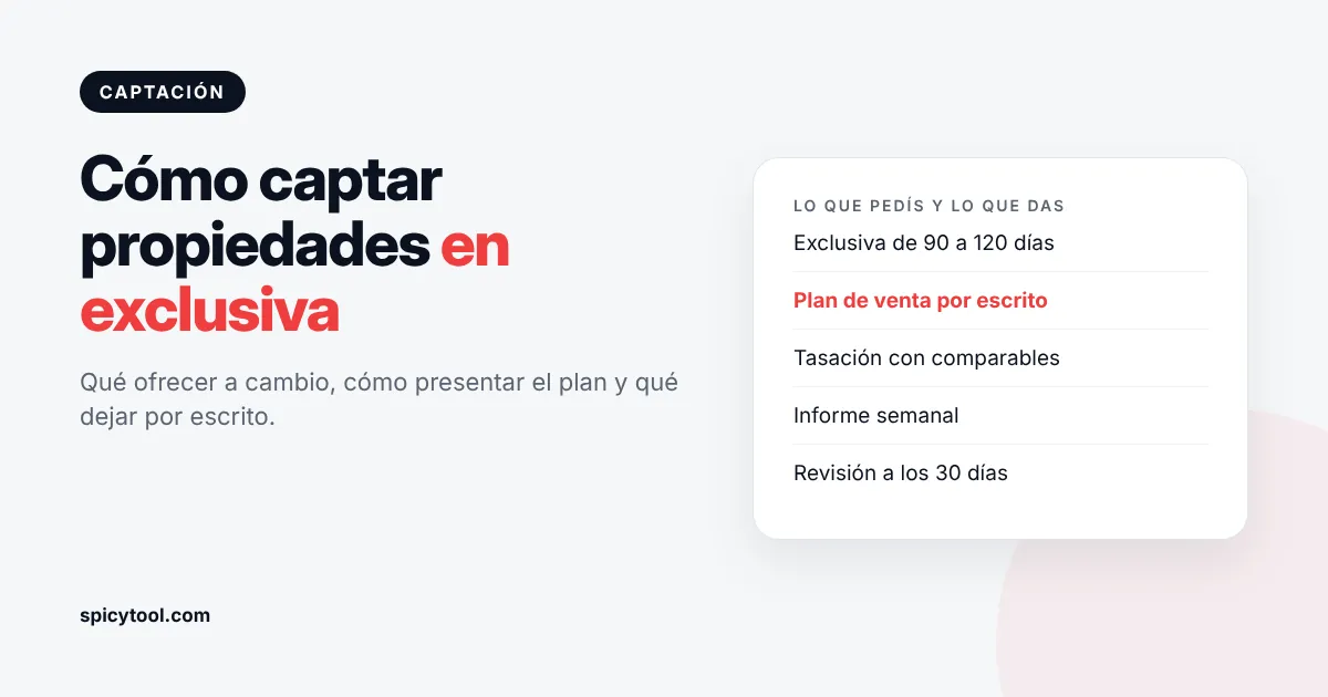 Cómo captar propiedades en exclusiva Cómo captar propiedades en exclusiva paso a paso
