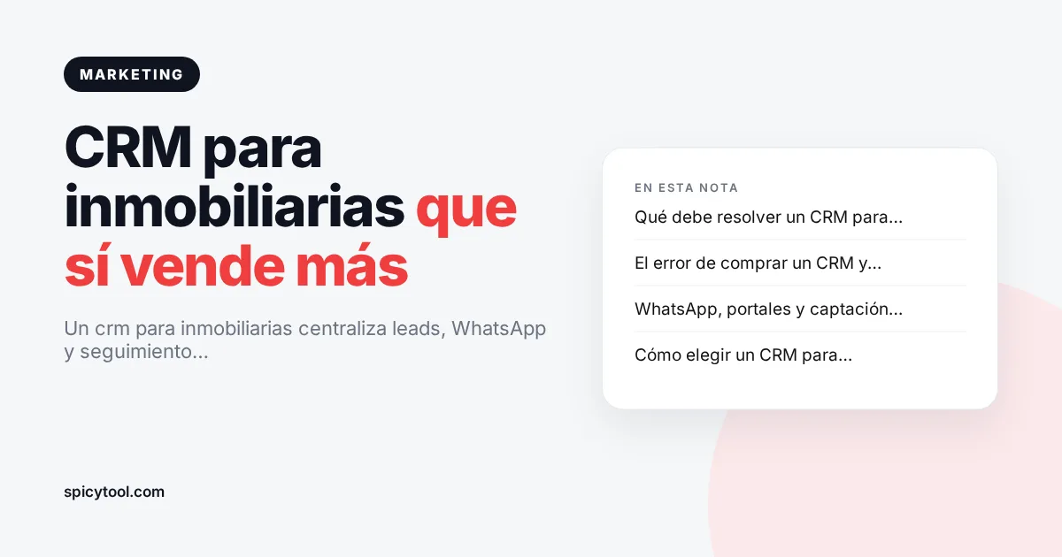 Portada de la nota: CRM para inmobiliarias que sí vende más