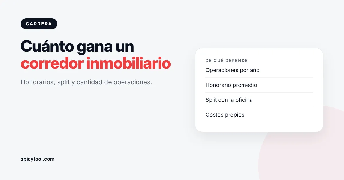 Cuánto gana un corredor inmobiliario en Argentina: cálculo de honorarios y comisiones