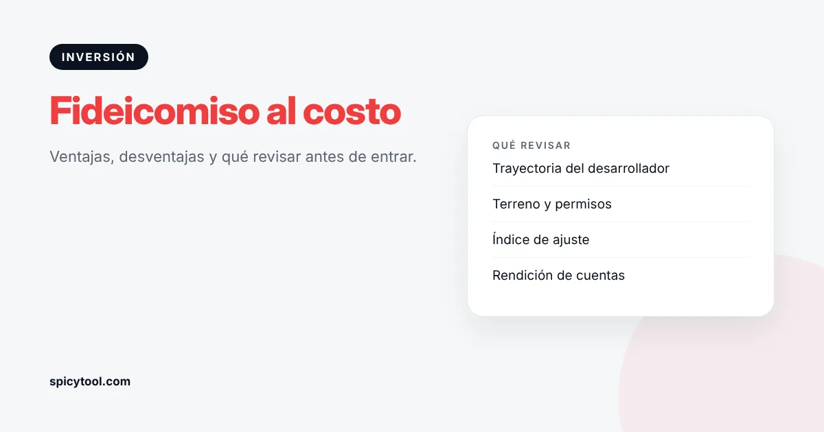 Cómo funciona un fideicomiso al costo