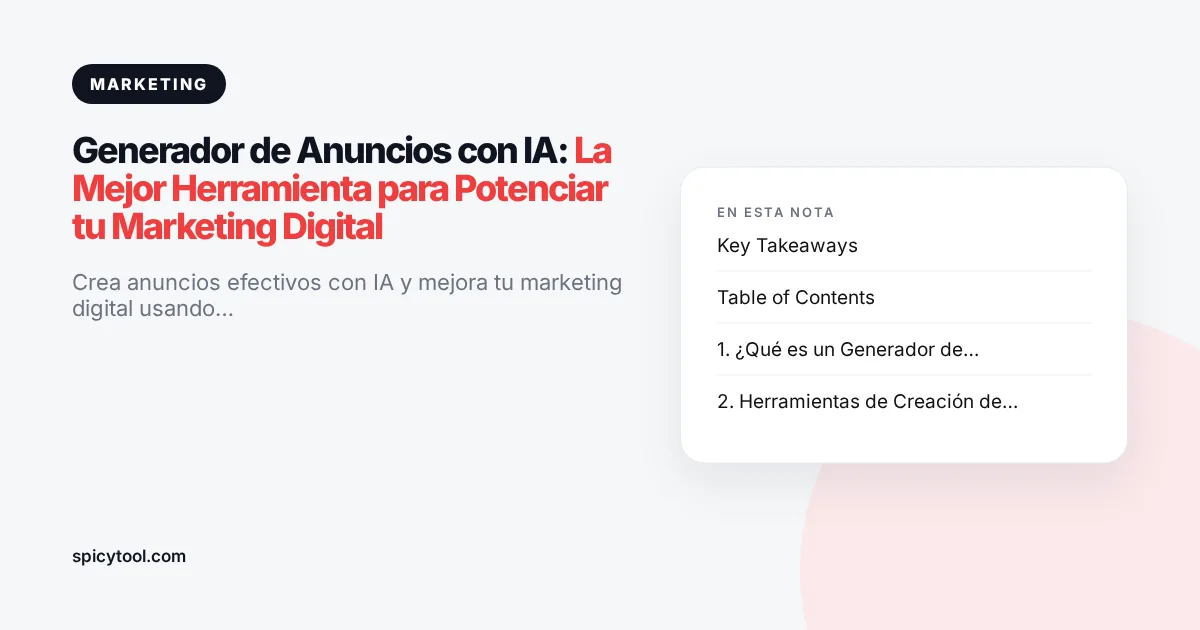 Portada de la nota: Generador de Anuncios con IA: La Mejor Herramienta para Potenciar tu Marketing Digital
