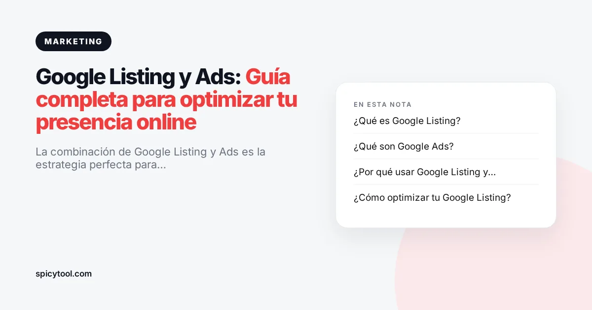 Portada de la nota: Google Listing y Ads: Guía completa para optimizar tu presencia online