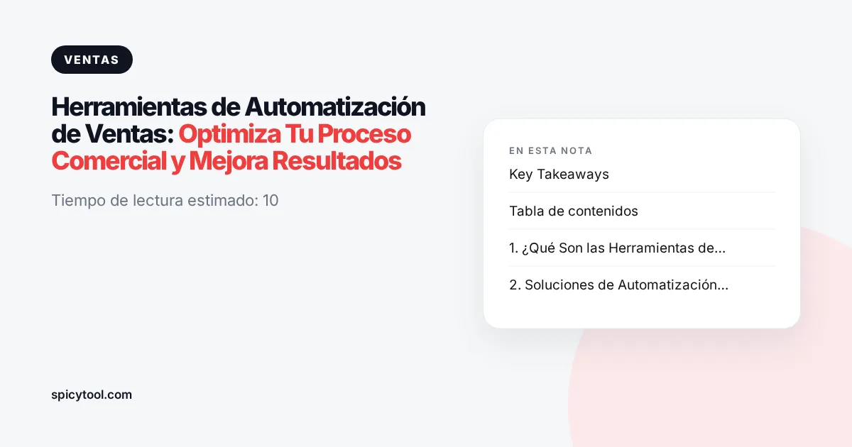 Portada de la nota: Herramientas de Automatización de Ventas: Optimiza Tu Proceso Comercial y Mejora Resultados