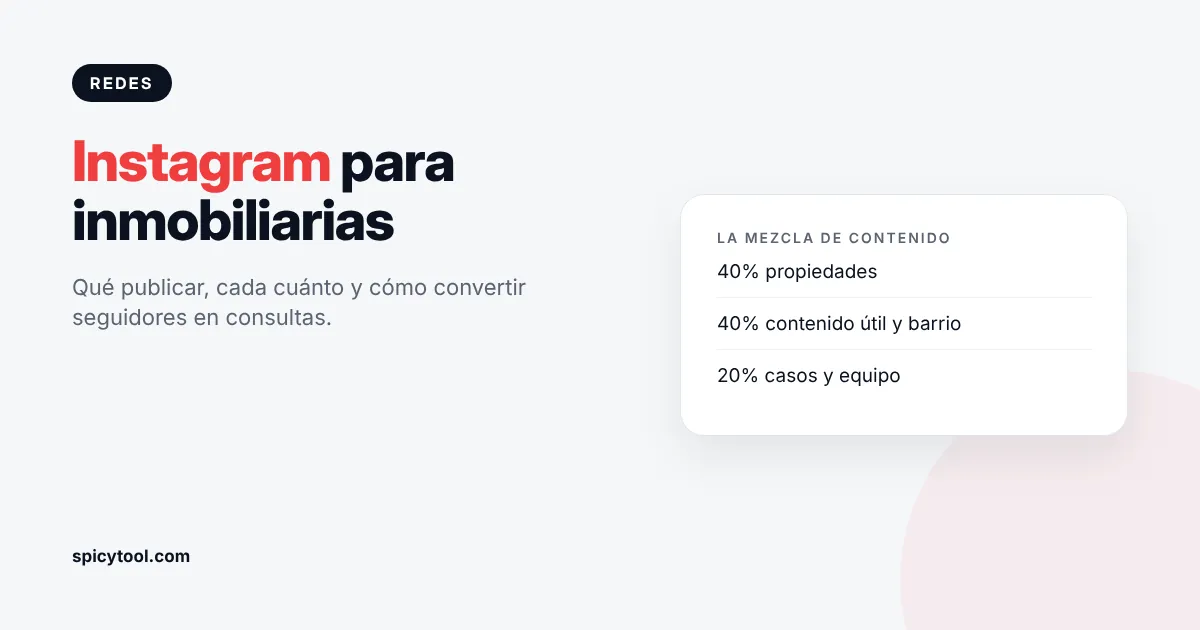 Instagram para inmobiliarias Estrategia de Instagram para inmobiliarias
