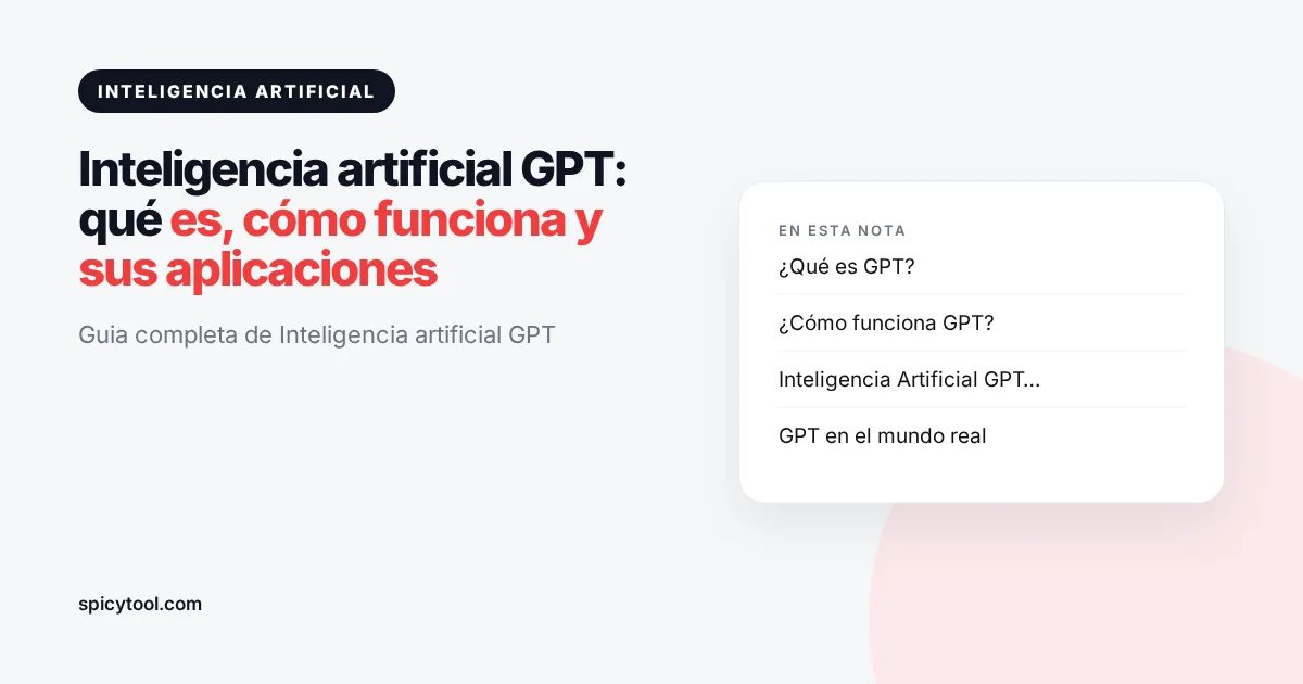Portada de la nota: Inteligencia artificial GPT: qué es, cómo funciona y sus aplicaciones