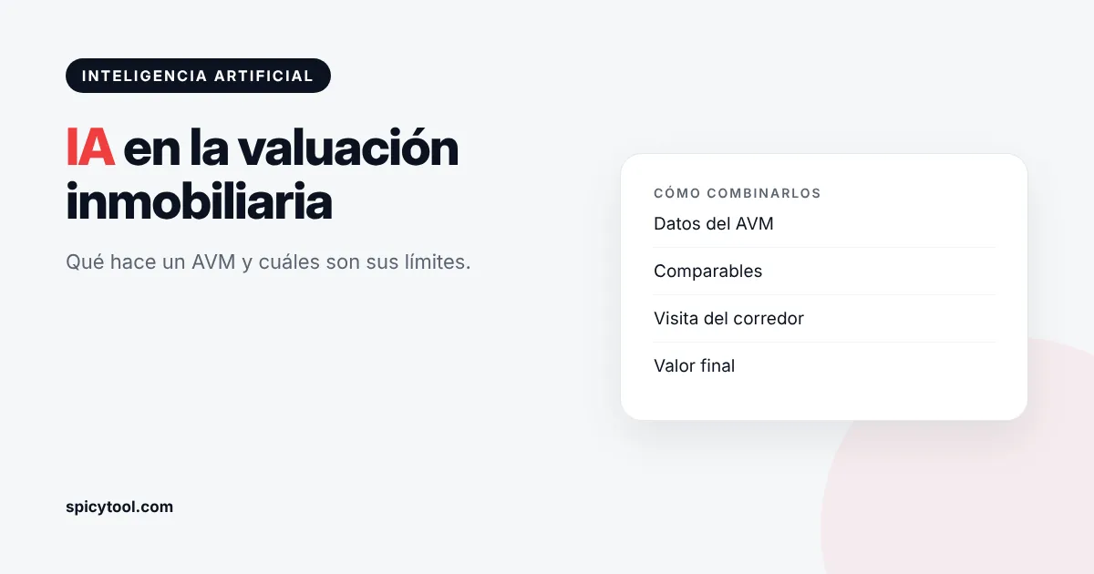 Ilustración de inteligencia artificial en la valuación inmobiliaria con un modelo que estima el valor de un departamento