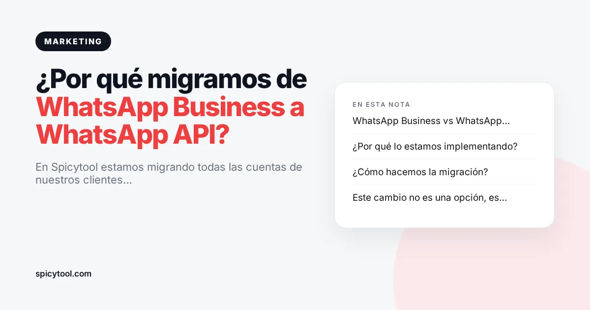 Portada de la nota: ¿Por qué migramos de WhatsApp Business a WhatsApp API?