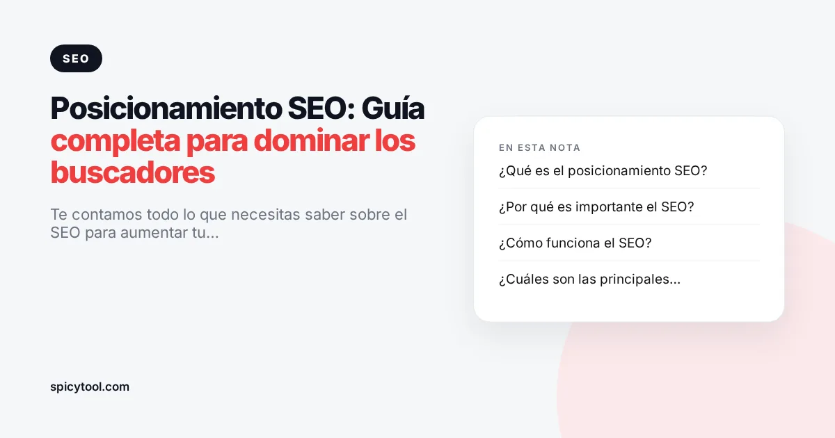 Portada de la nota: Posicionamiento SEO: Guía completa para dominar los buscadores
