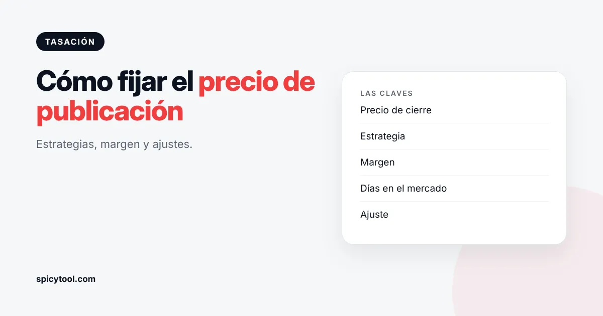 Asesor y propietario revisando cómo fijar el precio de publicación de una propiedad con datos de portales