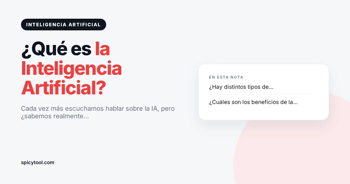 Portada de la nota: ¿Qué es la Inteligencia Artificial?