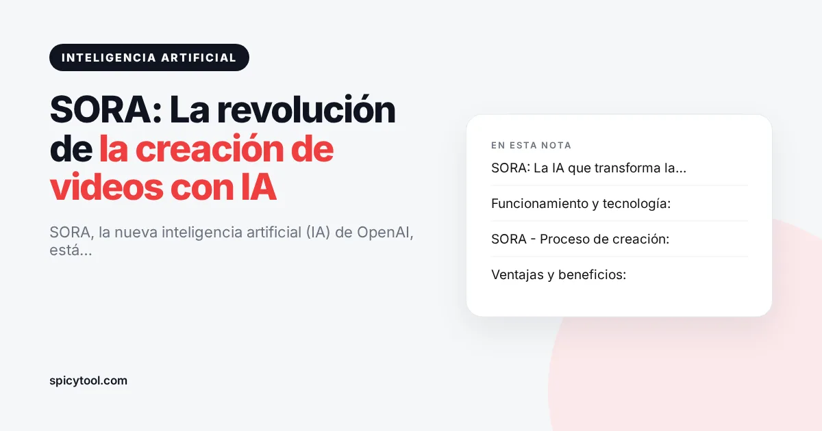 Portada de la nota: SORA: La revolución de la creación de videos con IA