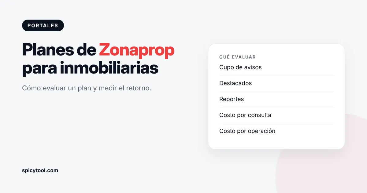 Inmobiliaria analizando en la computadora los planes de Zonaprop para inmobiliarias y sus reportes